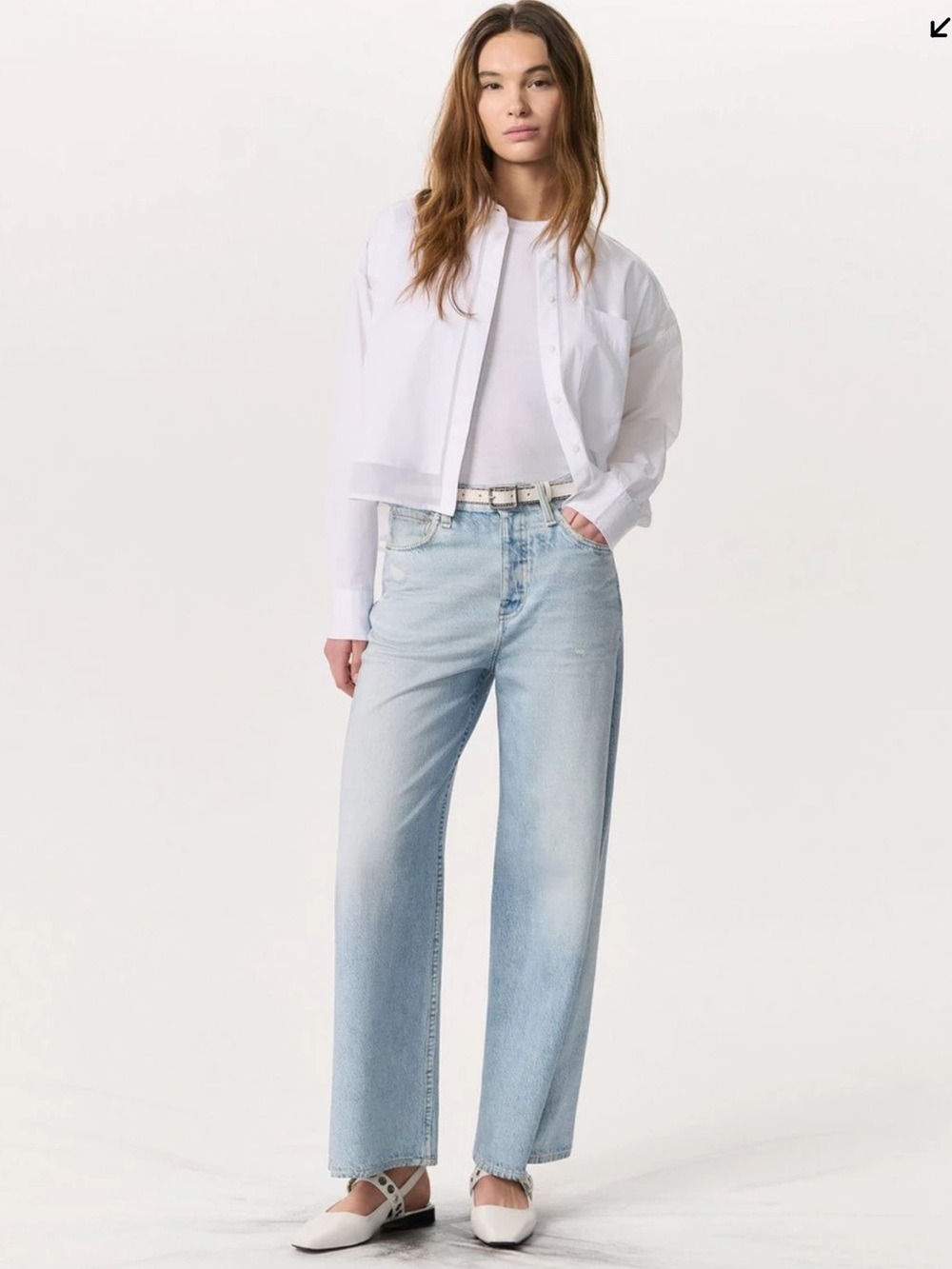 Rag and Bone Sofie Miramar Wide Leg Ankle Jeans